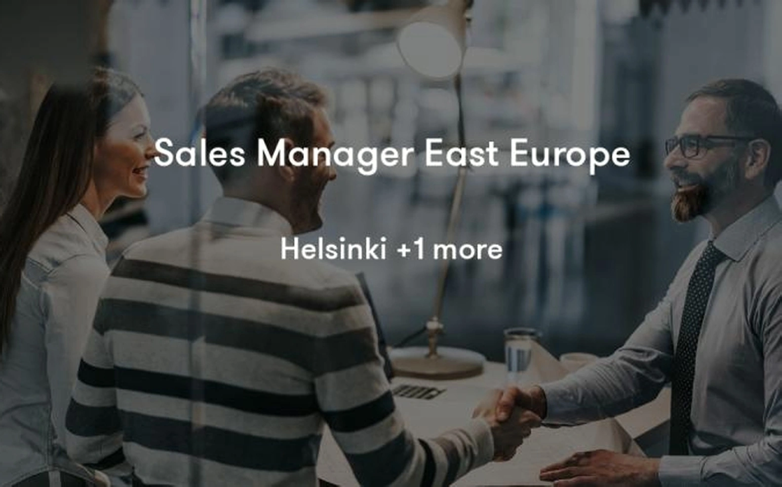 European B2B sales training session